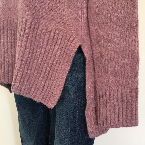 Lou & Grey Lavender Heather High Neck Sweater, size Medium 💜 - Picture 4 of 13